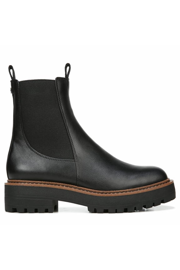 Women's Laguna Chelsea Black Leather Ankle Boot 10M