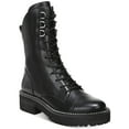 thumbnail image 1 of Sam Edelman Womens Lenley Leather Embellished Combat & Lace-up Boots, 1 of 3