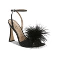 thumbnail image 1 of Sam Edelman Womens Leon Satin Feathers Heels, 1 of 3
