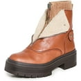 thumbnail image 1 of Sam Edelman Womens Linds Zipper Chelsea Boots 6 Tawny Brown, 1 of 4