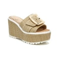 thumbnail image 1 of Sam Edelman Womens Livi Slide Flatform Platform Sandals, 1 of 3