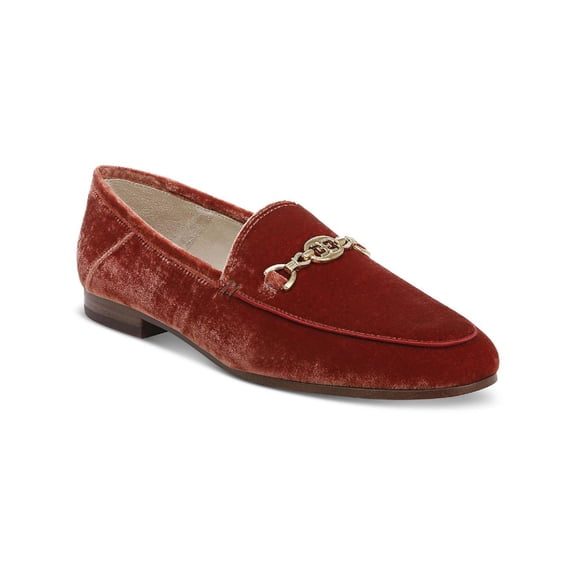 Sam Edelman Womens Loraine Prima Velvet Slip On Loafers