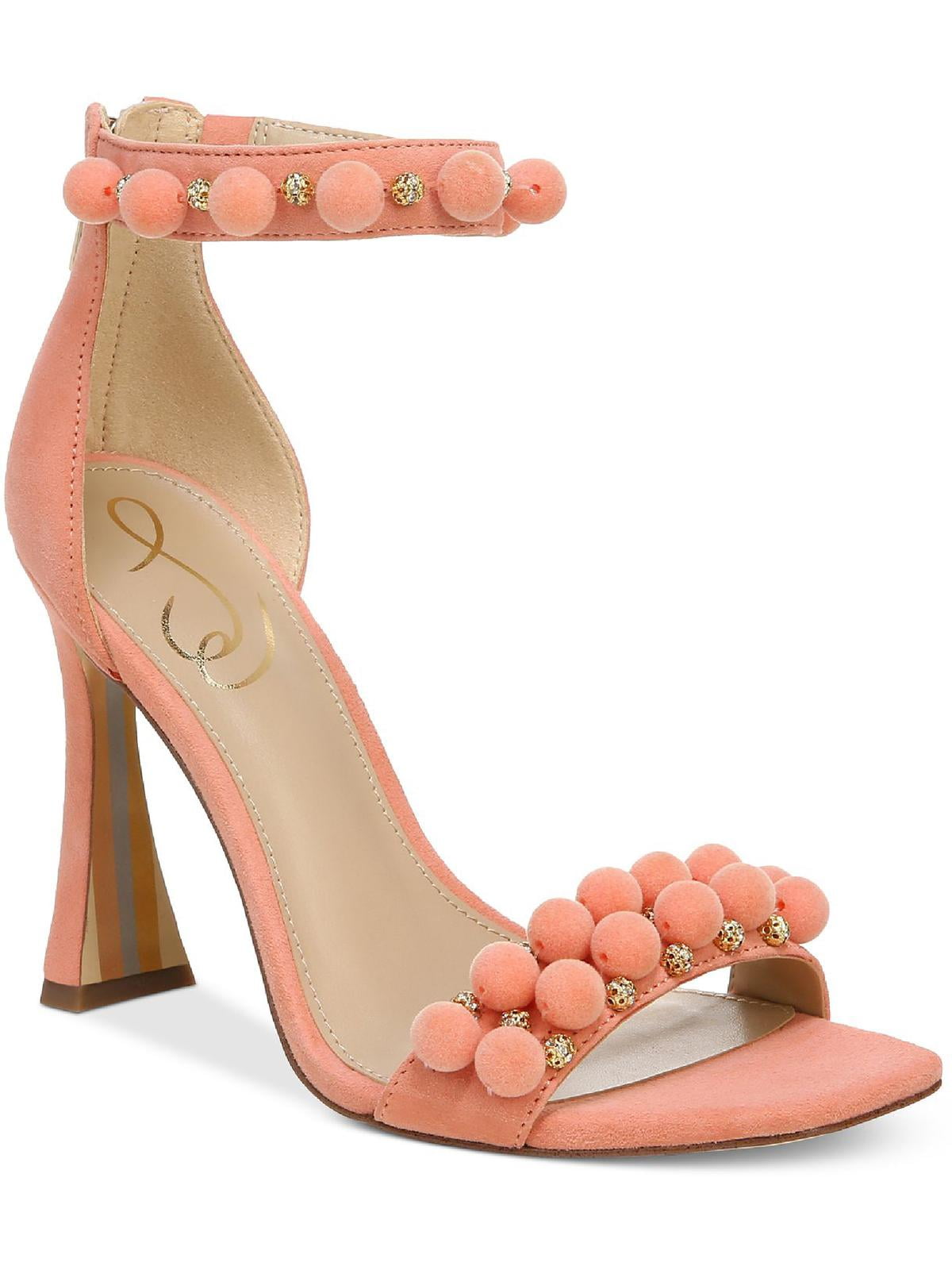 Sam Edelman Womens Luella Suede Beaded Heels Walmart
