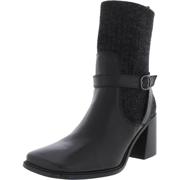 Sam Edelman Womens Marci Leather Sock Ankle Boots