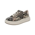 thumbnail image 1 of Sam Edelman Womens Moira Snake Print Fashion Sneakers Beige 11 Medium (B,M), 1 of 3