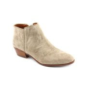 sam edelman women's petty ankle bootie, putty suede, 6 m us