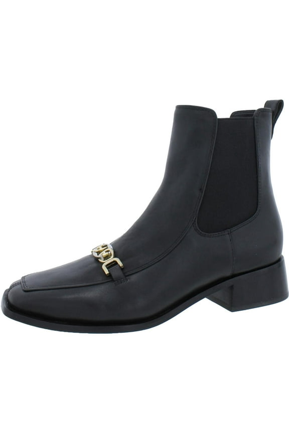 Womens Torance Leather Square Toe Chelsea Boots