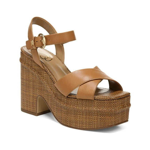 Sam Edelman Womens Trianna Espadrille Platform Sandals 10 M Brown - NIB $150