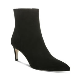 Sam Edelman Women's Daria Ankle Boot - Pointed Toe Block Heel Bootie With Zipper