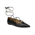 thumbnail image 1 of Sam Edelman Womens Winslet Leather Lace-Up Ballet Flats, 1 of 3