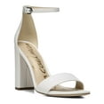 thumbnail image 1 of Sam Edelman Womens Yaro Leather Block Heel Evening Sandals, 1 of 3