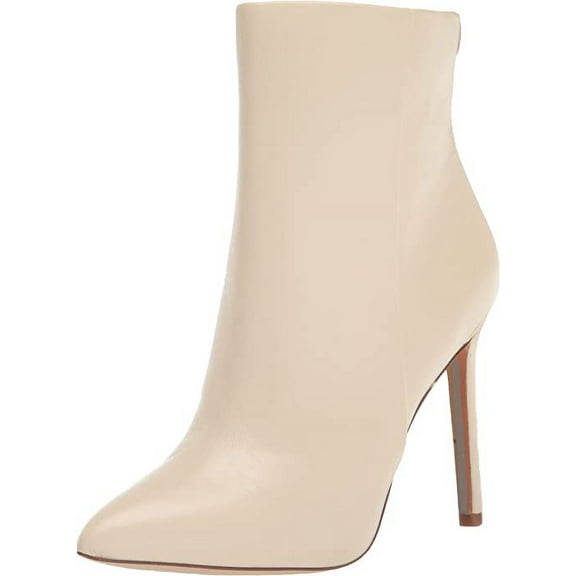 Sam Edelman Wrenley Modern Ivory Stiletto Heel Pointed Toe Fashion Ankle Booties (Modern Ivory, 5)