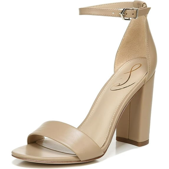 Sam Edelman Women's Yaro Heels Classic Nude Leather 10W