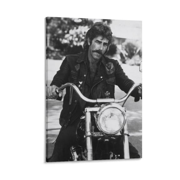 Sam Elliott Black And White Poster Art Poster Canvas Painting Decor Wall Print Photo Gifts Home Modern Decorative Posters 16x24inch(40x60cm)