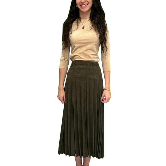 Sam Fashion Heather Pleated Skirt
