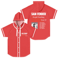 thumbnail image 1 of Sam Fender People Watching North America Tour 2025 Baseball Jersey Women Men Hooded Short Sleeve Shirt, 1 of 2