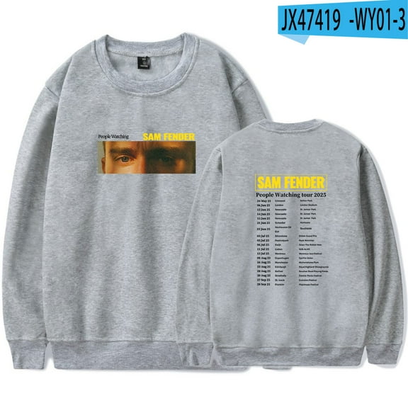 Sam Fender Sweatshirt Movie Merch Women Man O-neck Long Sleeve 2025 New Fashion Casual Streetwear
