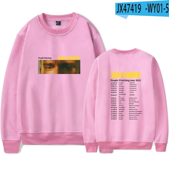 Sam Fender Sweatshirt Movie Merch Women Man O-neck Long Sleeve 2025 New Fashion Casual Streetwear