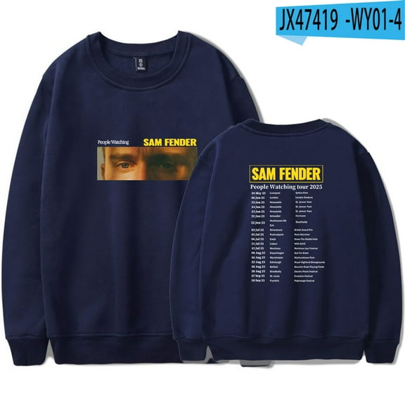 Sam Fender Sweatshirt Movie Merch Women Man O-neck Long Sleeve 2025 New Fashion Casual Streetwear