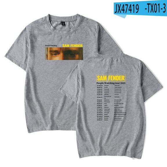 Sam Fender T-shirt Women Man Casual New Fashion Summer Short Sleeved Tee Clothing
