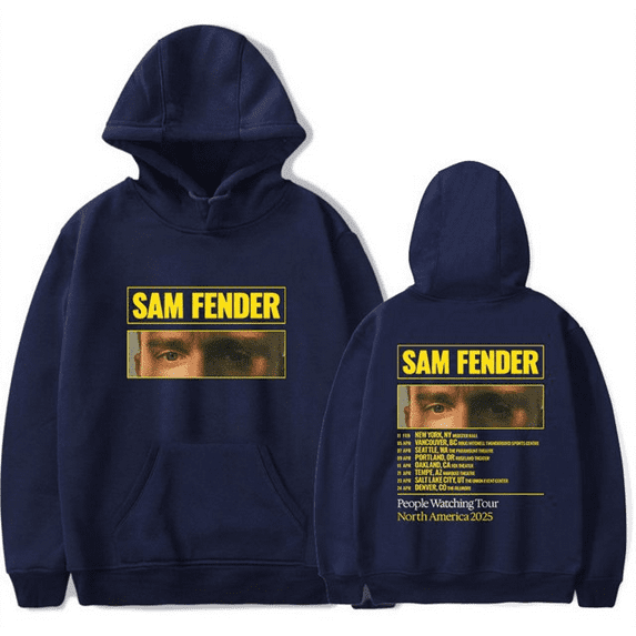 Sam Fender merch People Watching Tour Hooded Drawstring Pocket Sweatshirt Men/women concert Pullover
