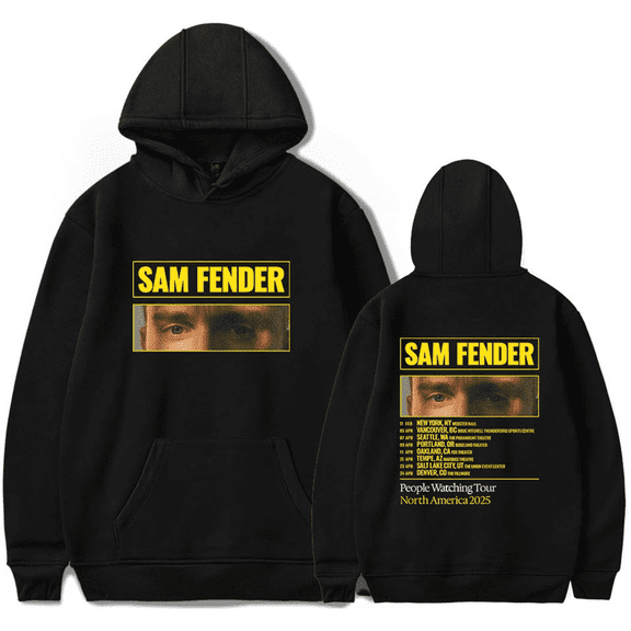 Sam Fender merch People Watching Tour Hooded Drawstring Pocket Sweatshirt Men/women concert Pullover
