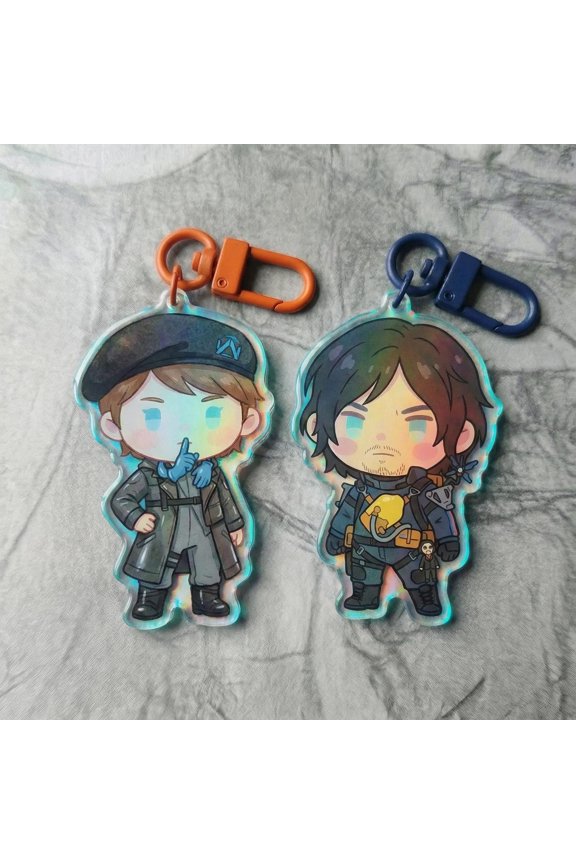 Sam Fragile Death Stranding Inspired Keychain Charm, Video Game Display Gift (1 keychain)