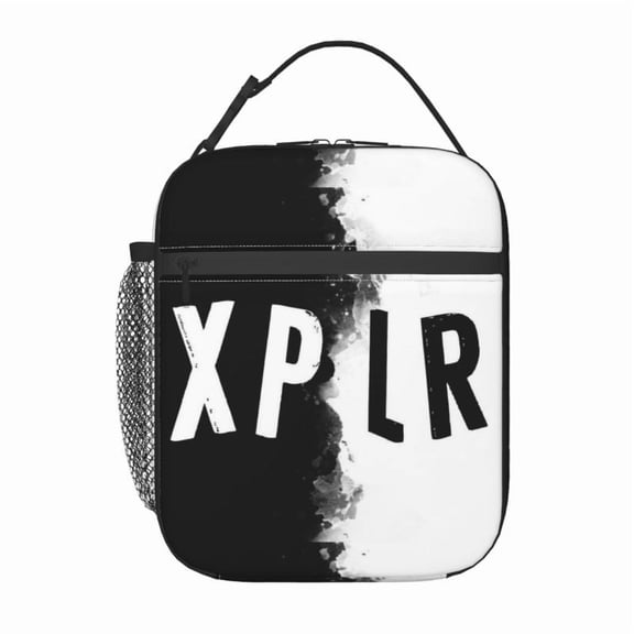 Sam Golbach and Colby Brock Heavy-Duty Insulated Tote with Soft Touch Finish and Modern Zip Lines