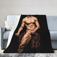 thumbnail image 1 of Sam Heughan Blanket Soft Warm Fleece Blanket for Sofa Office Car Camping Yoga Travel Throw Blankets 50"X40", 1 of 6