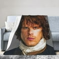 thumbnail image 1 of Sam Heughan Blanket Soft Warm Fleece Blanket for Sofa Office Car Camping Yoga Travel Throw Blankets 50"X40", 1 of 6