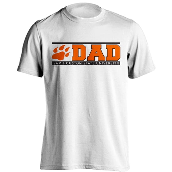 Sam Houston State University Bearkats Dad Proud Parent Short Sleeve T-Shirt
