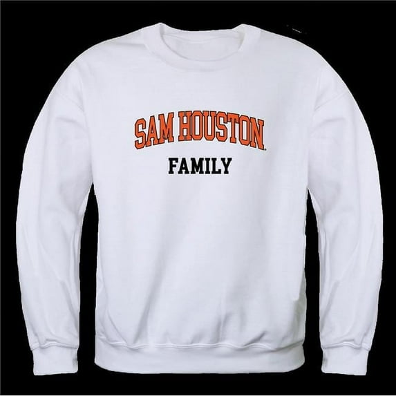 Sam Houston State University Bearkats Family Crewneck Sweatshirt, White - 2XL