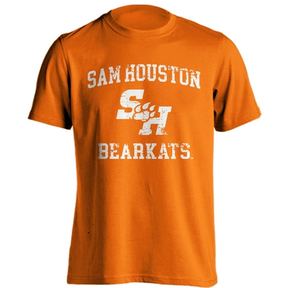Sam Houston State University Bearkats SHSU Distressed Retro Short Sleeve T-Shirt