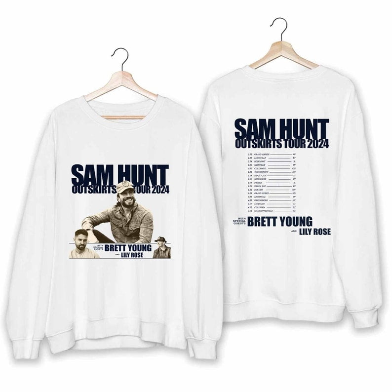 Sam Hunt 2024 Outskirts Tour Shirt, Sam Hunt Fan Shirt, Sam Hunt