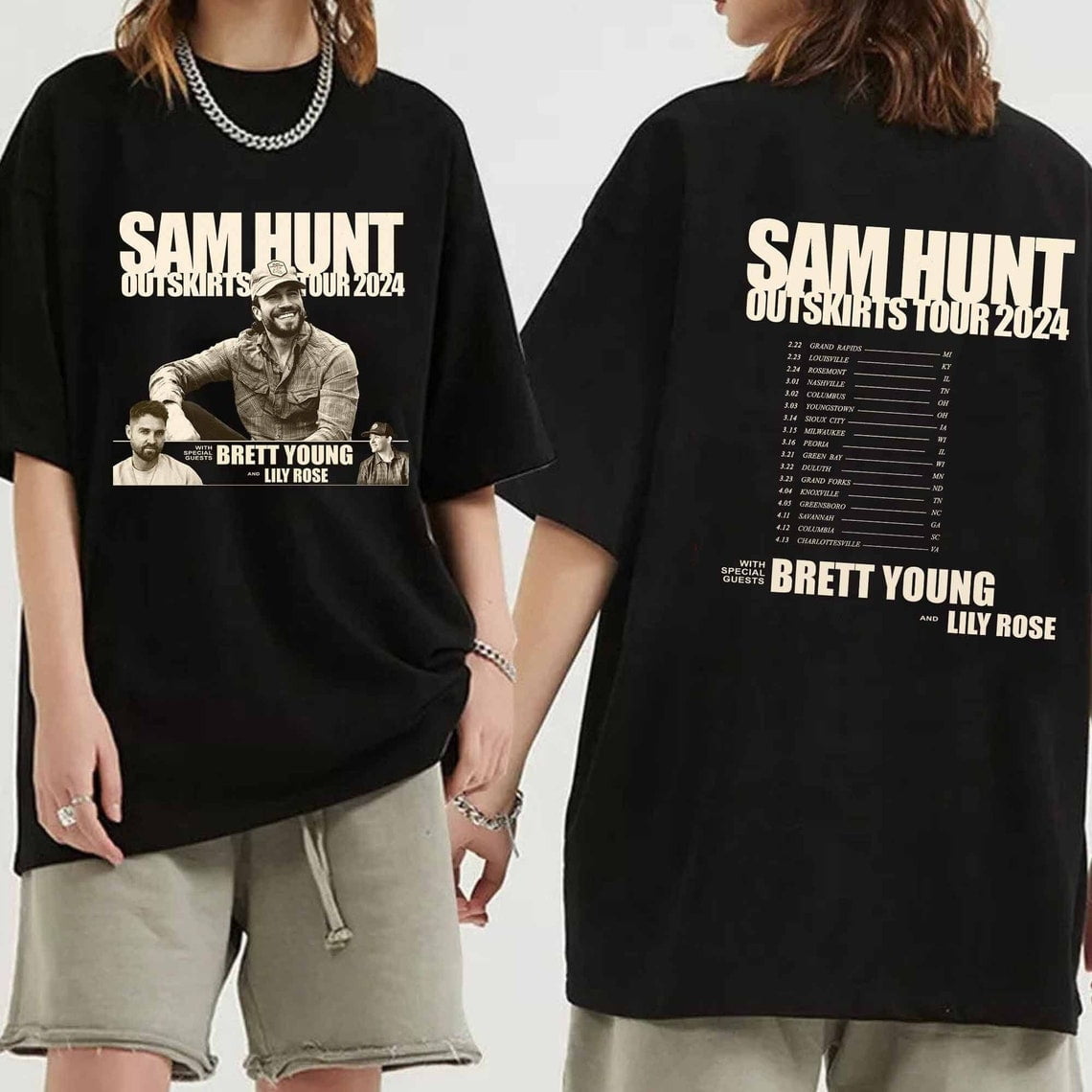 Sam Hunt 2024 Outskirts Tour Shirt, Sam Hunt Fan Shirt, Sam Hunt