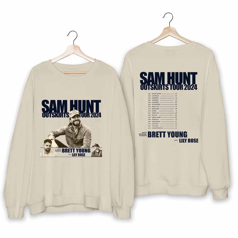 Sam Hunt 2024 Outskirts Tour Shirt, Sam Hunt Fan Shirt, Sam Hunt