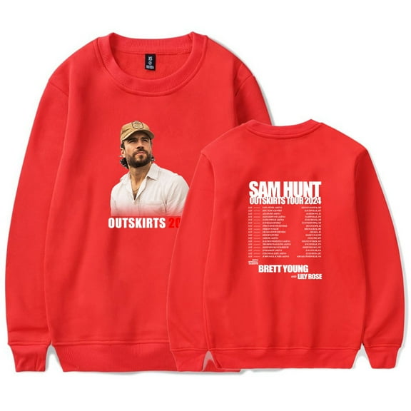 Sam Hunt Outskirts Tour 2024 Sweatshirt Long-Sleeved Man/Woman Pullover