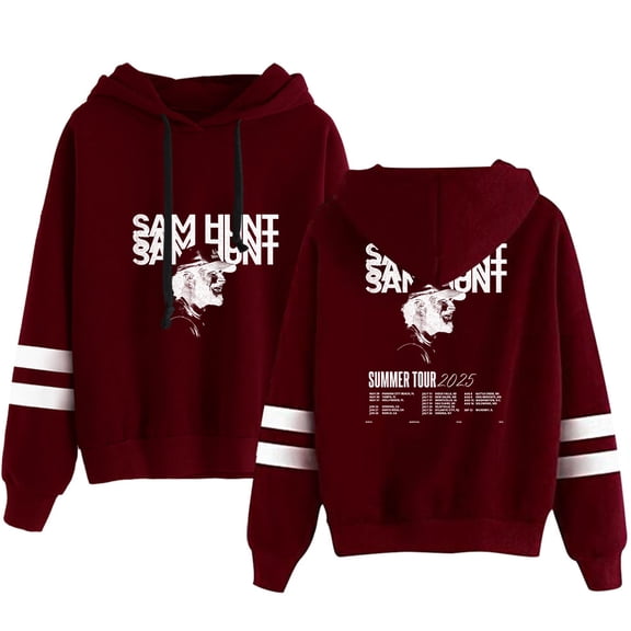 Sam Hunt Tour 2025 Sweatshirt Merch For Men/Women Unisex Long Sleeve Hooded Pullover Fashion Streetwear