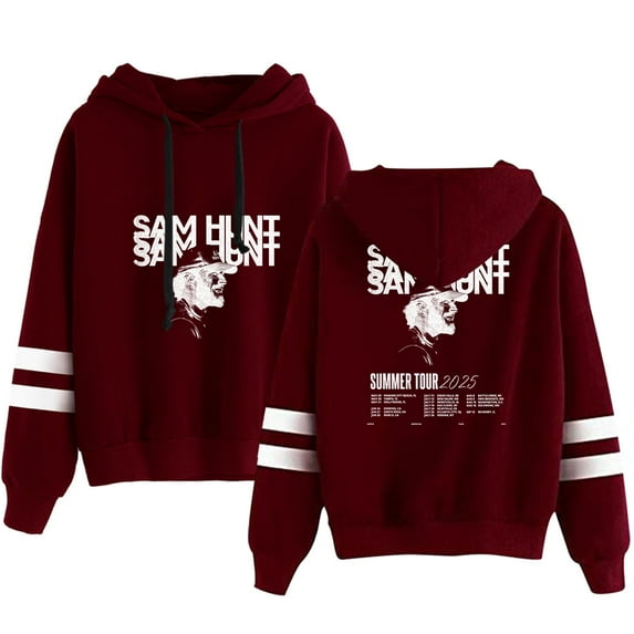 Sam Hunt Tour 2025 Sweatshirt Merch For Men/Women Unisex Long Sleeve Hooded Pullover Fashion Streetwear