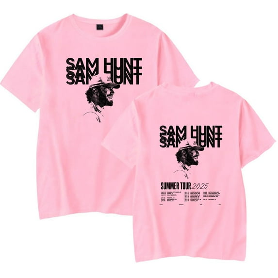 Sam Hunt Tour 2025 T-Shirt Merch For Women/Men Tee Summer Short Sleeve Tshirt Fashion Streetwear