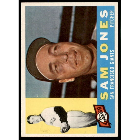 Sam Jones WB Card 1960 Topps #410A