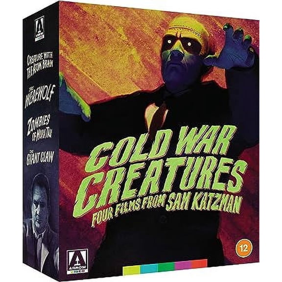 Sam Katzman's Films: Cold War Creatures - 4-Disc Box Set ( Creature with the Atom Brain / The Werewolf / Zombies of Mora Tau / The Giant Claw ) [ Blu-Ray, Reg.A/B/C Import - United Kingdom ]
