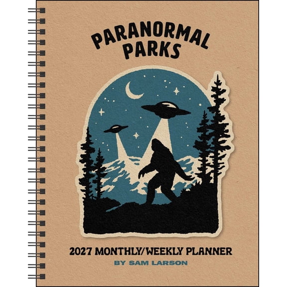Sam Larson 12-Month 2027 Monthly/Weekly Planner Calendar: Paranormal Parks, (Paperback)