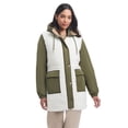 thumbnail image 1 of Sam & Libby Ladies Long Sleeve Mid-Length Parka with Sherpa Panels, 1 of 6