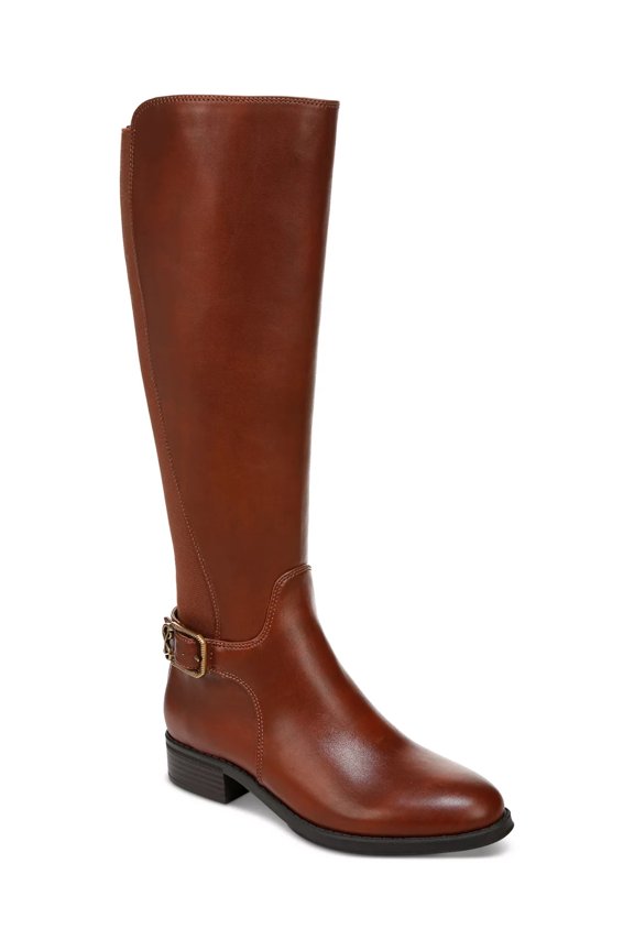 Percy Womens US 7.5 M Hazelnut Faux Leather Knee High Riding Boots