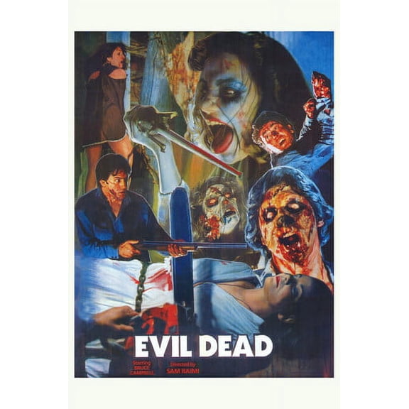 Sam Raimi and Bruce Campbell in The Evil Dead 24x36 Poster