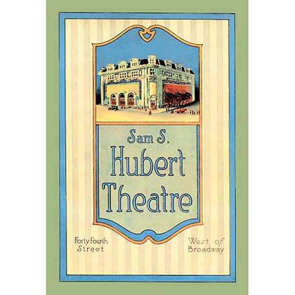 Sam S. Hubert Theatre Fine art canvas print (20" x 30")