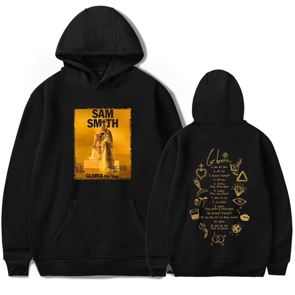 Sam Smith Merch Gloria World Tour Hoodies Winter Men Women Hooded Sweatshirt Cosplay Crewneck LongSleeve Walmart