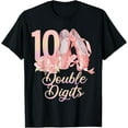thumbnail image 1 of Sam Soft 10Th Birthday Ballerina Gift Ballet Double Digits Ten Girls T-Shirt Full Size S-5Xl, 1 of 5