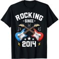 thumbnail image 1 of Sam Soft 11 Year Old Rocking Since 2014 Guitar 11th Birthday T-Shirt All Size S-5XL, 1 of 5